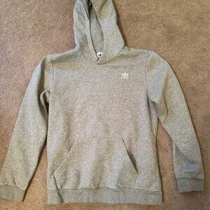 Adidas Gray Sweatshirt Hoodie YXL